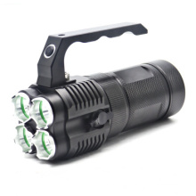 1500lm super bright light Waterproof Aluminum alloy 4*T6 Waterproof flashlight led rechargeable for fishing